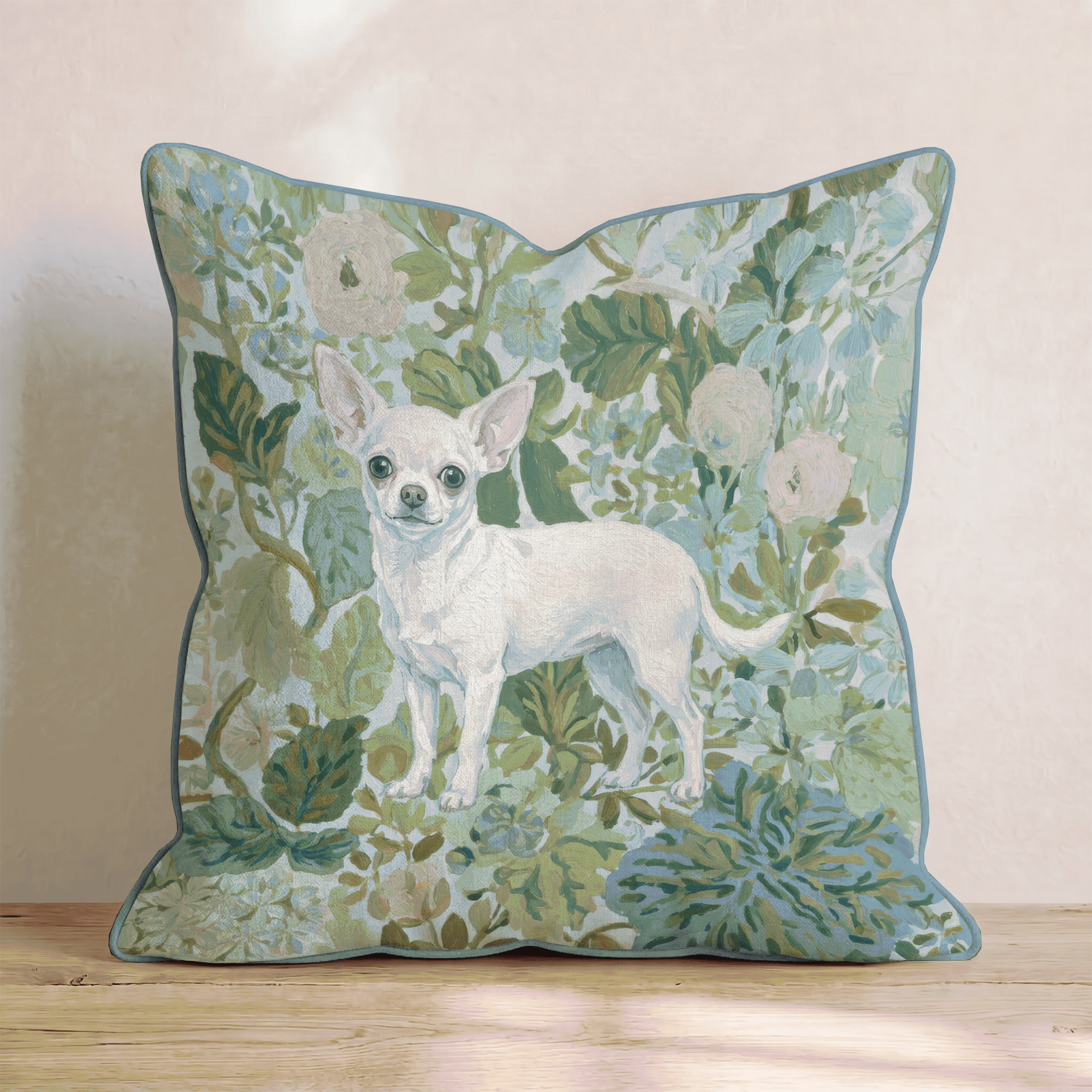 Chihuahua Power Throw Pillow - Hillcroft Home