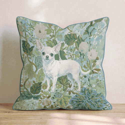 Chihuahua Power Throw Pillow - Hillcroft Home