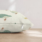 Chinoiserie Duck Pond Throw Pillow - Hillcroft Home