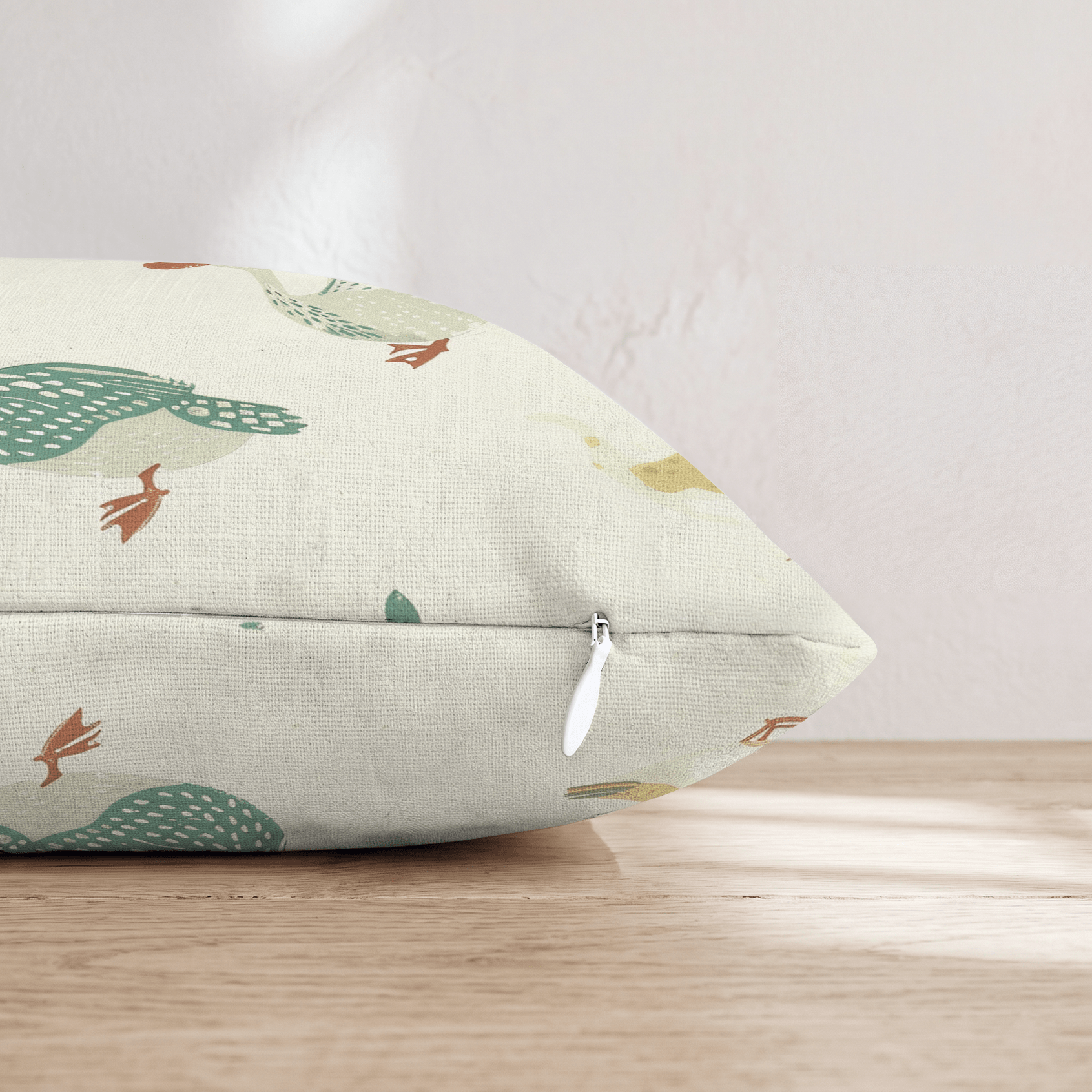 Chinoiserie Duck Pond Throw Pillow - Hillcroft Home