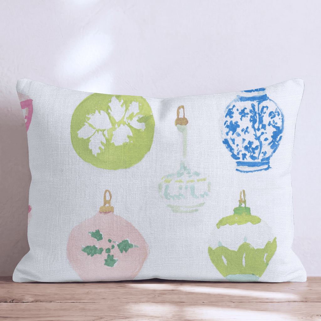 Chinoiserie Ornament Mix Throw Pillow - Hillcroft Home