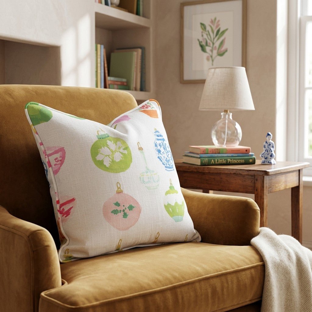 Chinoiserie Ornament Mix Throw Pillow - Hillcroft Home