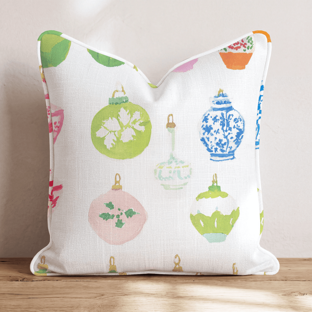 Chinoiserie Ornament Mix Throw Pillow - Hillcroft Home
