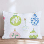 Chinoiserie Ornament Mix Throw Pillow - Hillcroft Home