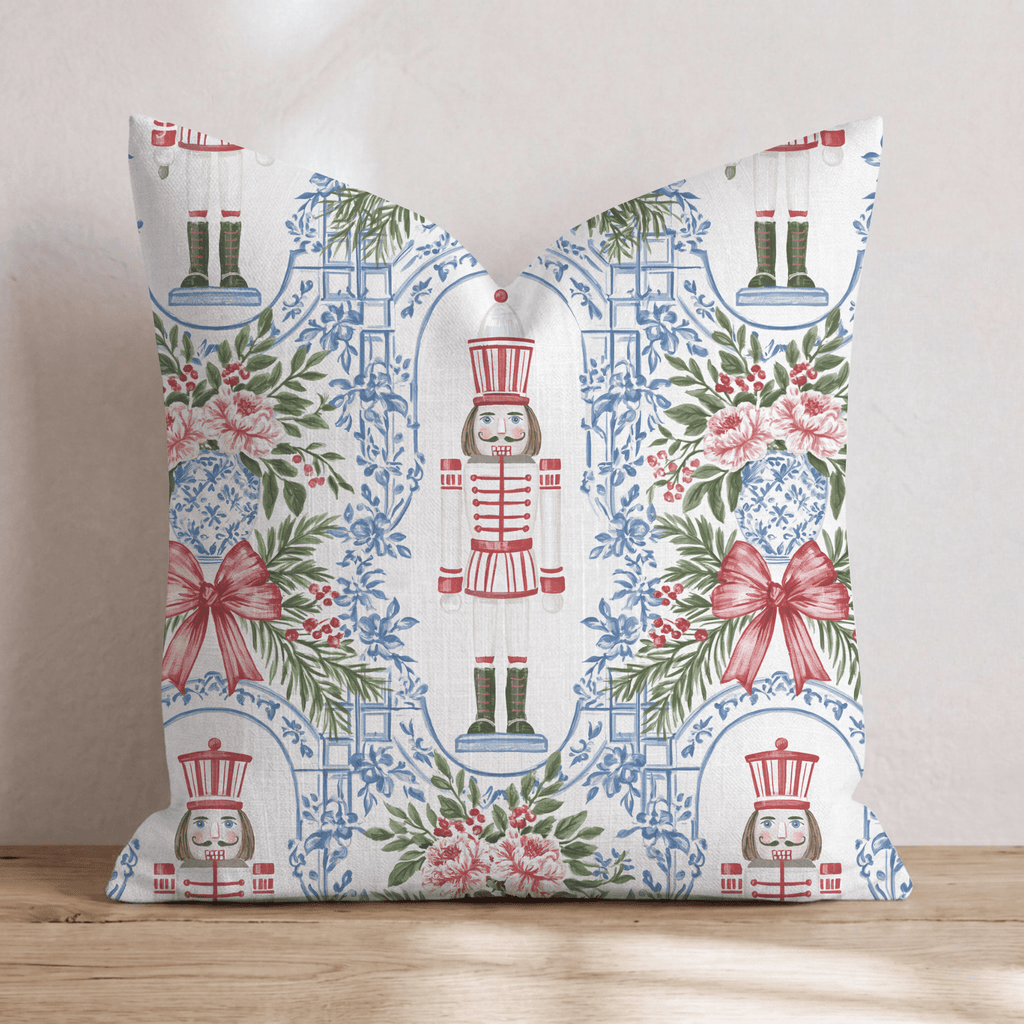 Chinoiserie Parade Throw Pillow throw pillow - Hillcroft Home