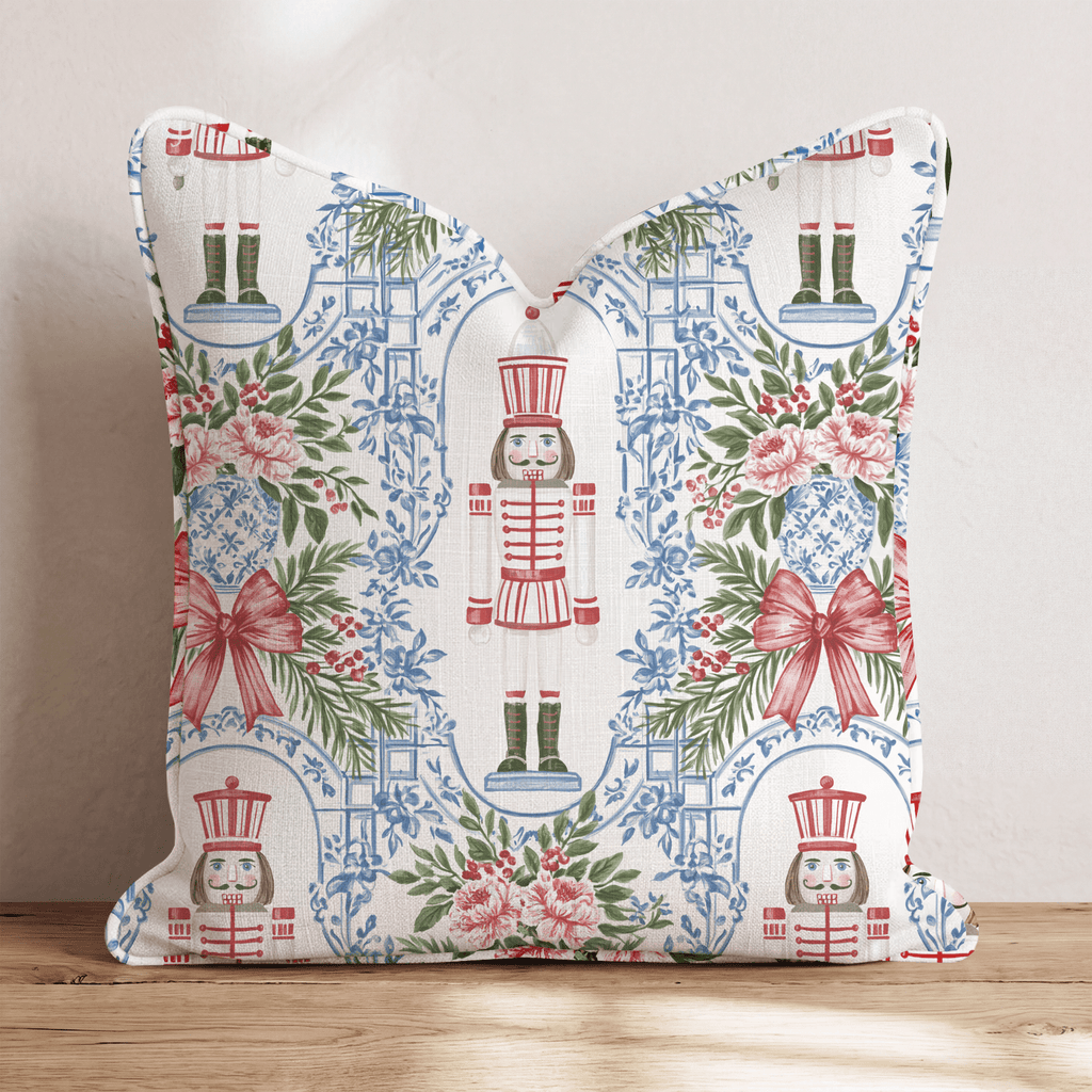 Chinoiserie Parade Throw Pillow throw pillow - Hillcroft Home