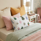 Chinoiserie Tree and Ornament Throw Pillow - Hillcroft Home