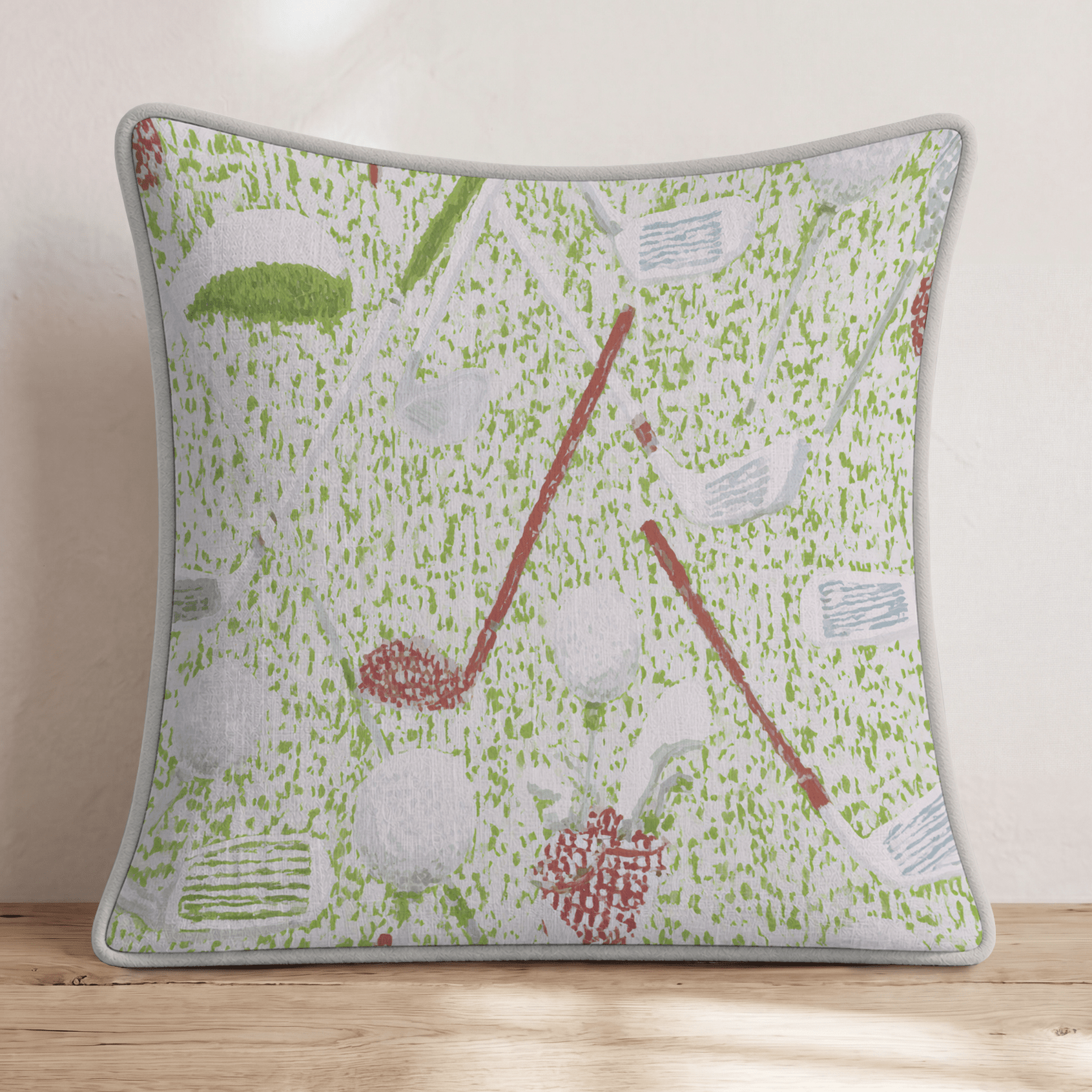 Chipping In Throw Pillow - Hillcroft Home