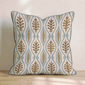 Chocolate Botanica Throw Pillow throw pillow - Hillcroft Home