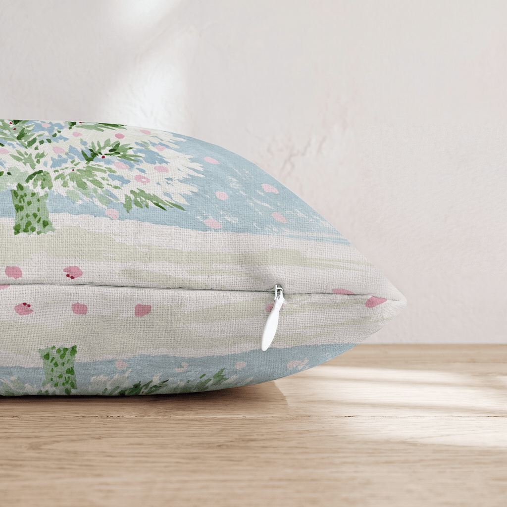 Christmas And Polka Dots Throw Pillow - Hillcroft Home