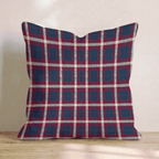 Christmas Blue Picnic Throw Pillow - Hillcroft Home