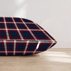Christmas Blue Picnic Throw Pillow - Hillcroft Home