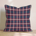 Christmas Blue Picnic Throw Pillow - Hillcroft Home