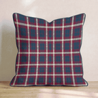 Christmas Blue Picnic Throw Pillow - Hillcroft Home