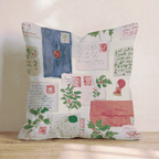 Christmas Cards Throw Pillow - Hillcroft Home