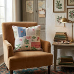 Christmas Cards Throw Pillow - Hillcroft Home
