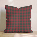 Christmas Carol Check Throw Pillow - Hillcroft Home