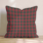 Christmas Carol Check Throw Pillow - Hillcroft Home