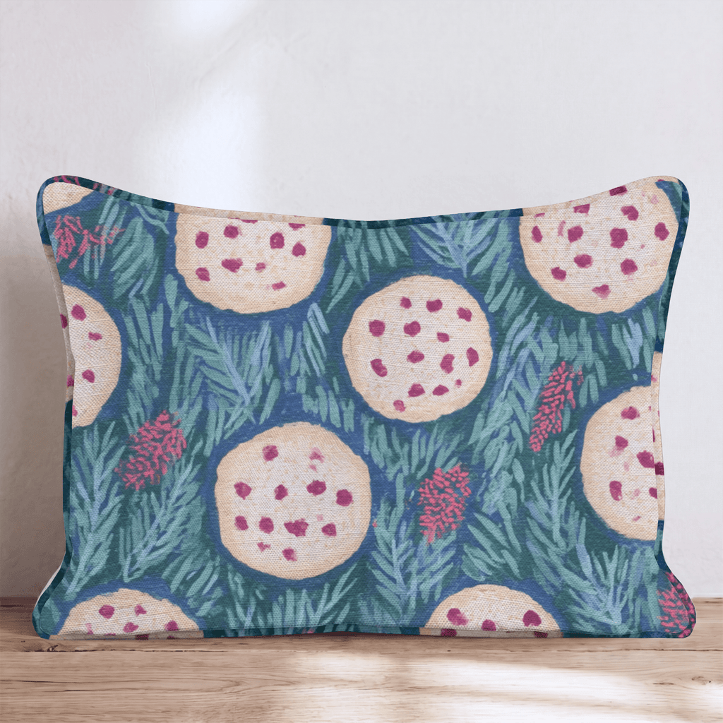Christmas Chocolate Cookies Throw Pillow - Hillcroft Home