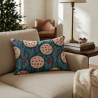 Christmas Chocolate Cookies Throw Pillow - Hillcroft Home