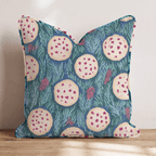 Christmas Chocolate Cookies Throw Pillow - Hillcroft Home