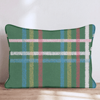 Christmas Day Plaid Throw Pillow - Hillcroft Home