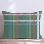 Christmas Day Plaid Throw Pillow - Hillcroft Home