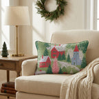 Christmas Hills Throw Pillow - Hillcroft Home