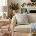 Christmas in the City Throw Pillow throw pillow - Hillcroft Home