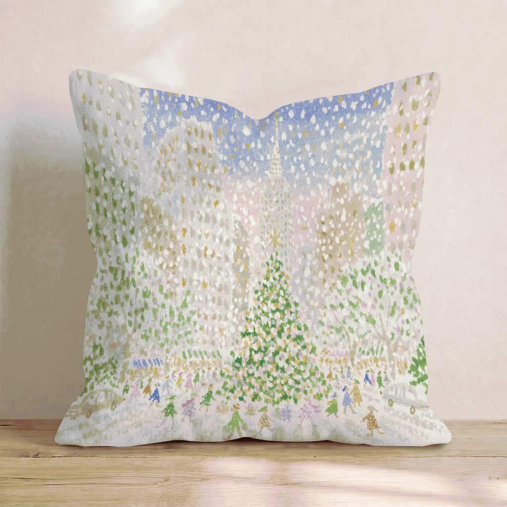 Christmas in the City Throw Pillow - Hillcroft Home