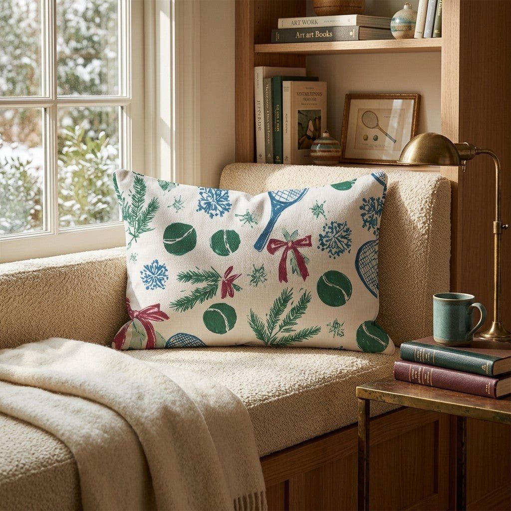 Christmas Love Match Throw Pillow - Hillcroft Home
