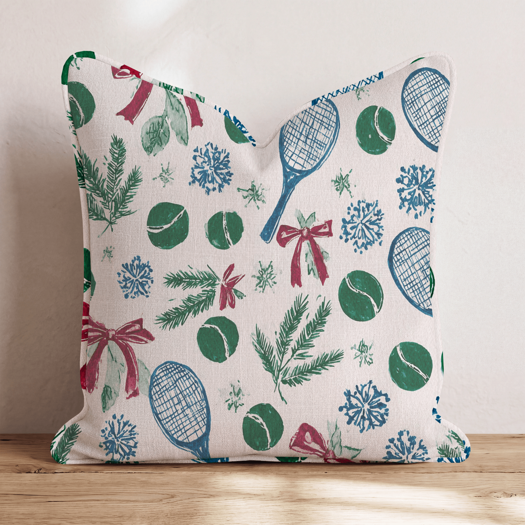 Christmas Love Match Throw Pillow - Hillcroft Home