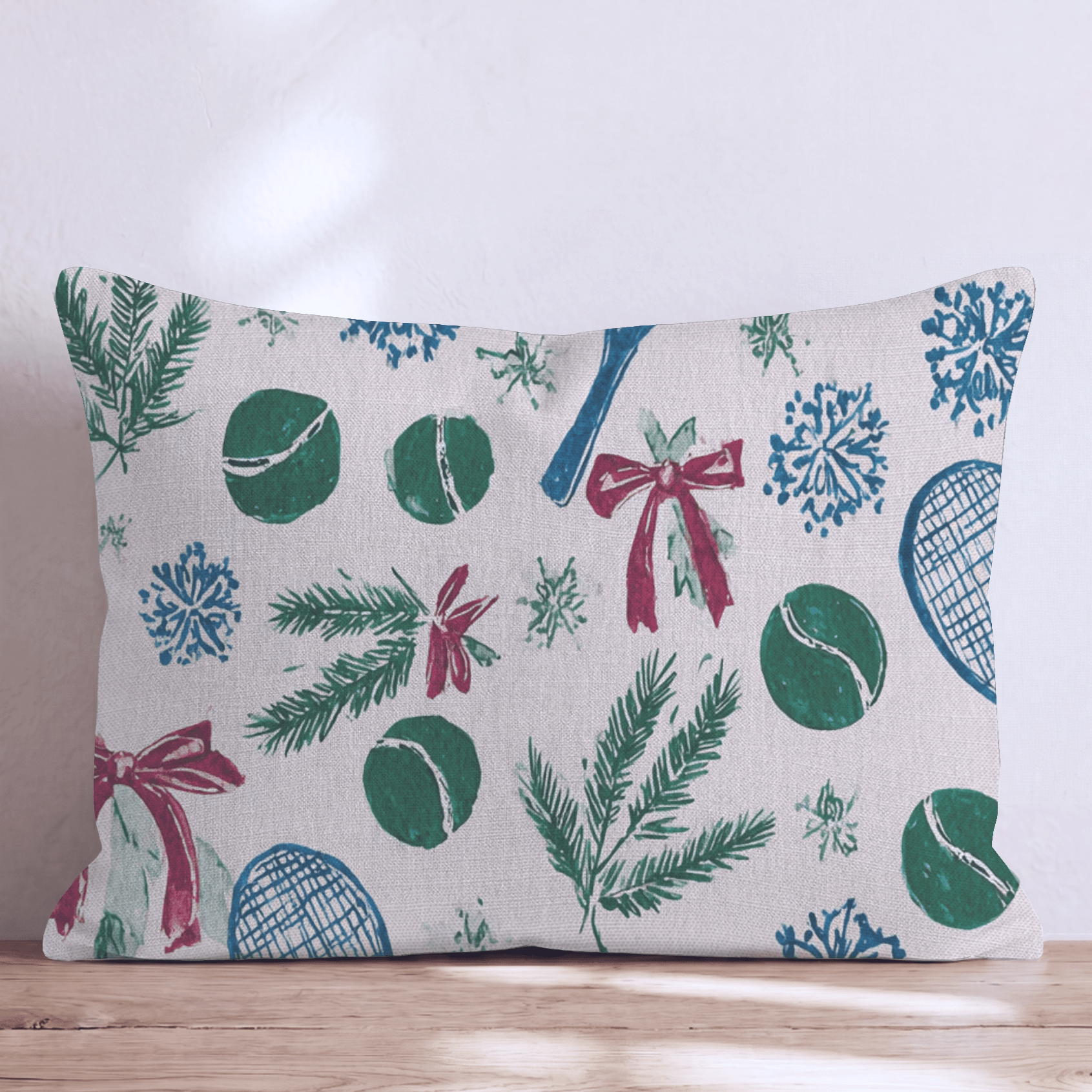 Christmas Love Match Throw Pillow - Hillcroft Home