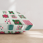 Christmas Mahjong Tiles Throw Pillow - Hillcroft Home