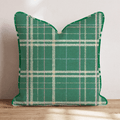 Christmas Morning Plaid Throw Pillow - Hillcroft Home