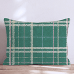 Christmas Morning Plaid Throw Pillow - Hillcroft Home