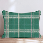 Christmas Morning Plaid Throw Pillow - Hillcroft Home