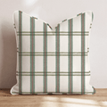 Christmas Morning Windowpane Throw Pillow throw pillow - Hillcroft Home