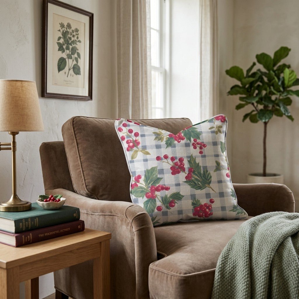 Christmas Picnic Throw Pillow - Hillcroft Home