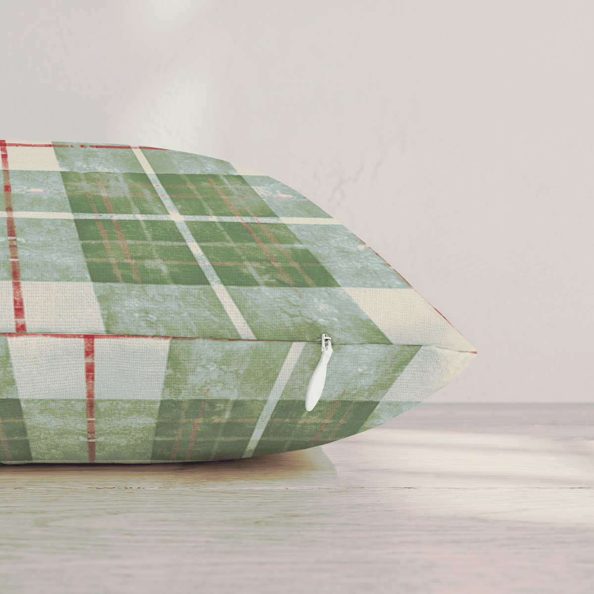Christmas Plaid Shirt Throw Pillow throw pillow - Hillcroft Home