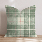Christmas Plaid Shirt Throw Pillow throw pillow - Hillcroft Home