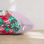 Christmas Sweater Golden Throw Pillow - Hillcroft Home