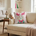 Christmas Sweater Golden Throw Pillow - Hillcroft Home