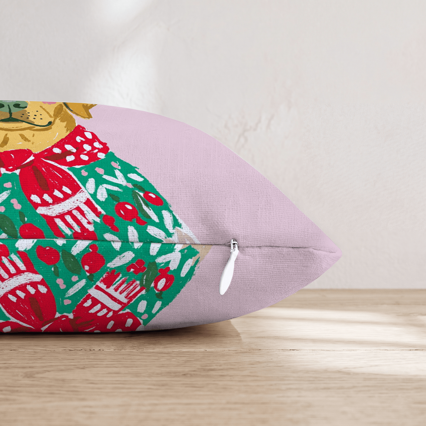 Christmas Sweater Labrador Retriever Throw Pillow - Hillcroft Home