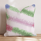 Christmas Tinsel Throw Pillow - Hillcroft Home