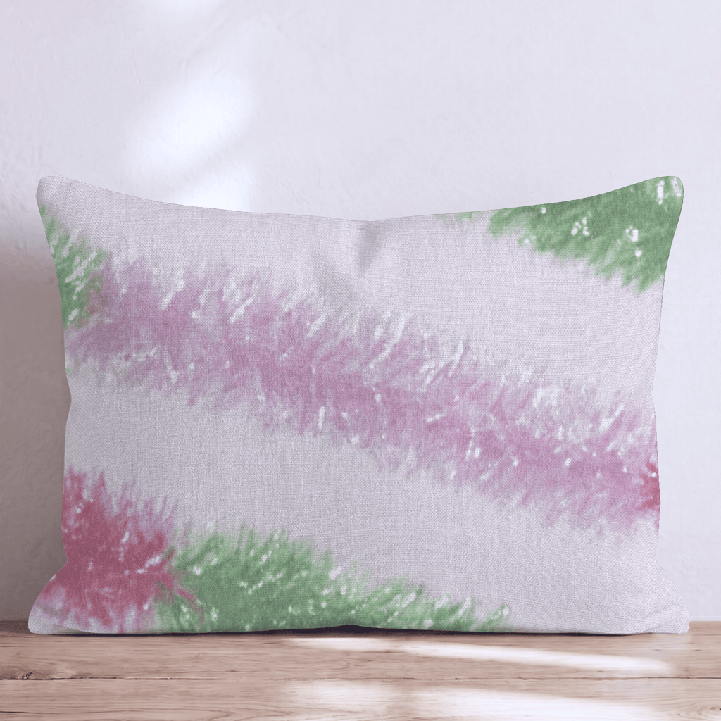 Christmas Tinsel Throw Pillow - Hillcroft Home