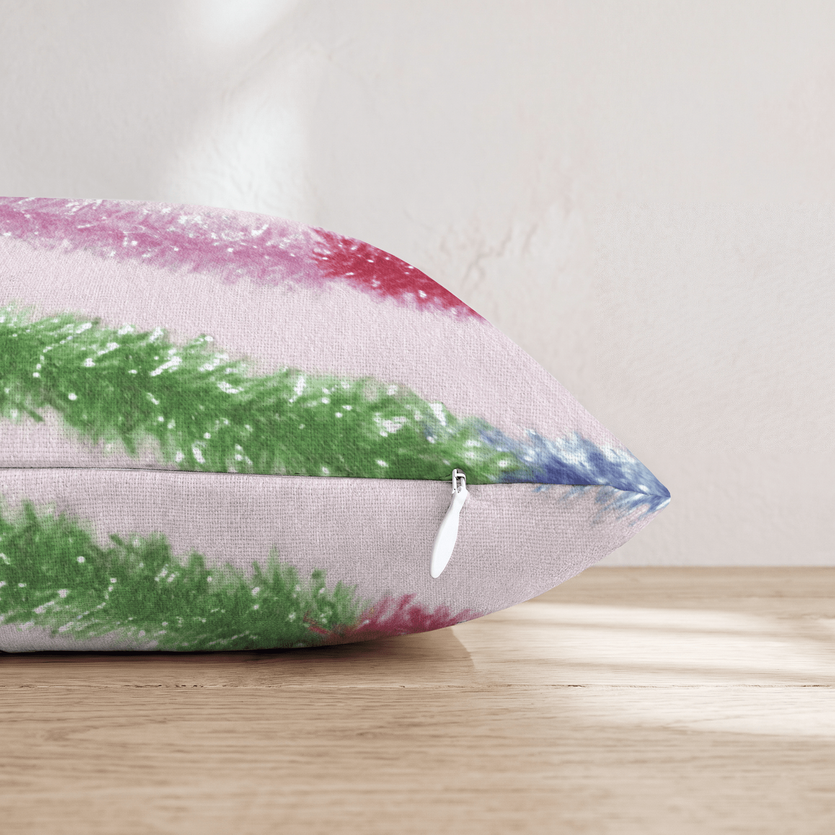 Christmas Tinsel Throw Pillow - Hillcroft Home