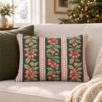 Christmas Trimmings Throw Pillow throw pillow - Hillcroft Home