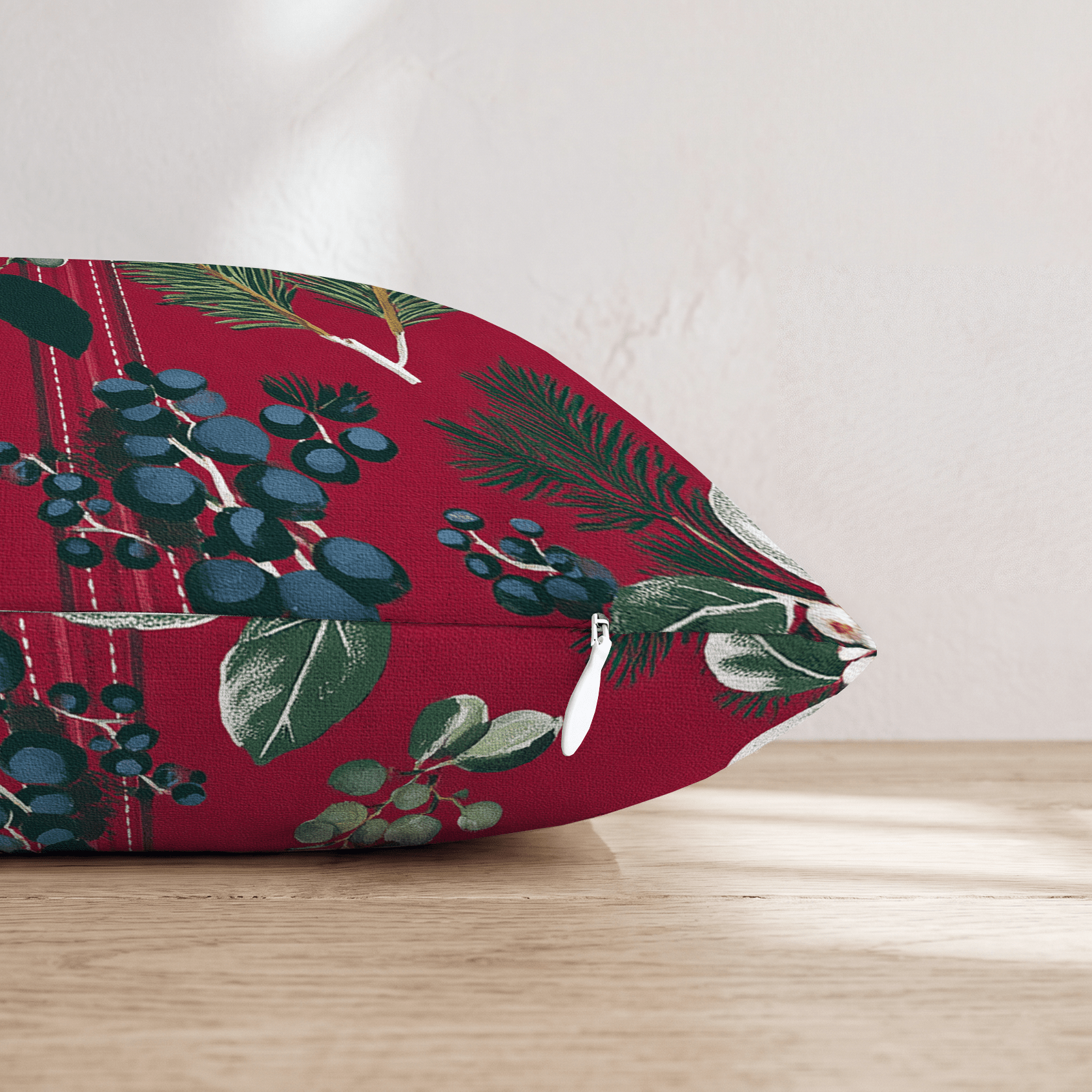Christmas Trunk Throw Pillow - Hillcroft Home