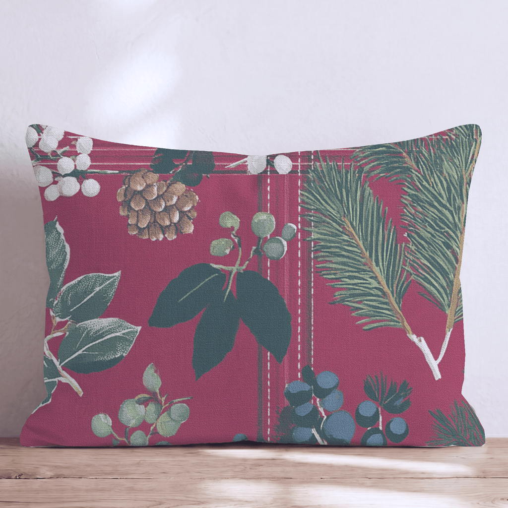 Christmas Trunk Throw Pillow - Hillcroft Home